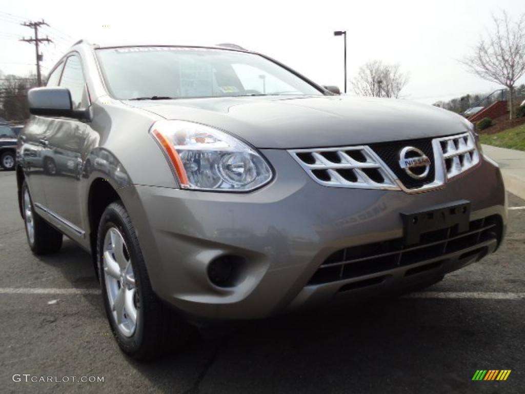 2011 Rogue SV AWD - Gotham Gray Metallic / Gray photo #1