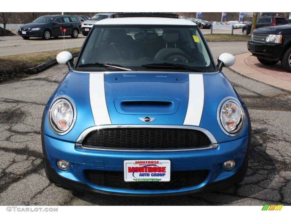 2010 Cooper S Hardtop - Laser Blue Metallic / Grey/Carbon Black photo #2