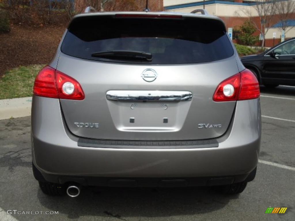 Gotham Gray Metallic 2011 Nissan Rogue SV AWD Exterior Photo #46978230
