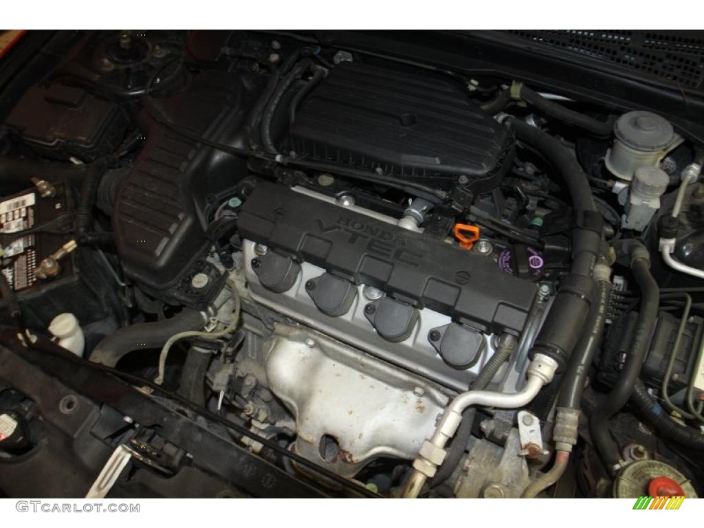2002 Honda Civic EX Sedan 1.7 Liter SOHC 16-Valve 4 Cylinder Engine Photo #46978272