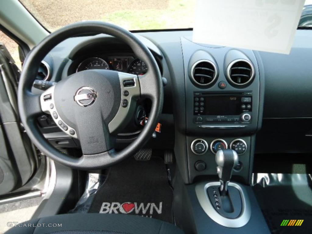 2011 Nissan Rogue SV AWD Gray Steering Wheel Photo #46978410
