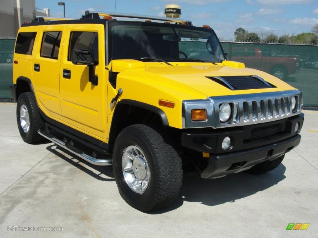 Yellow 2006 Hummer H2 SUV Exterior Photo #46978551