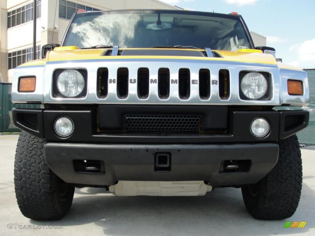 2006 H2 SUV - Yellow / Ebony photo #9