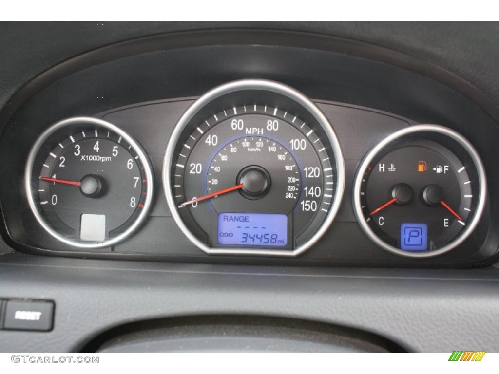 2007 Hyundai Veracruz GLS Gauges Photo #46978710