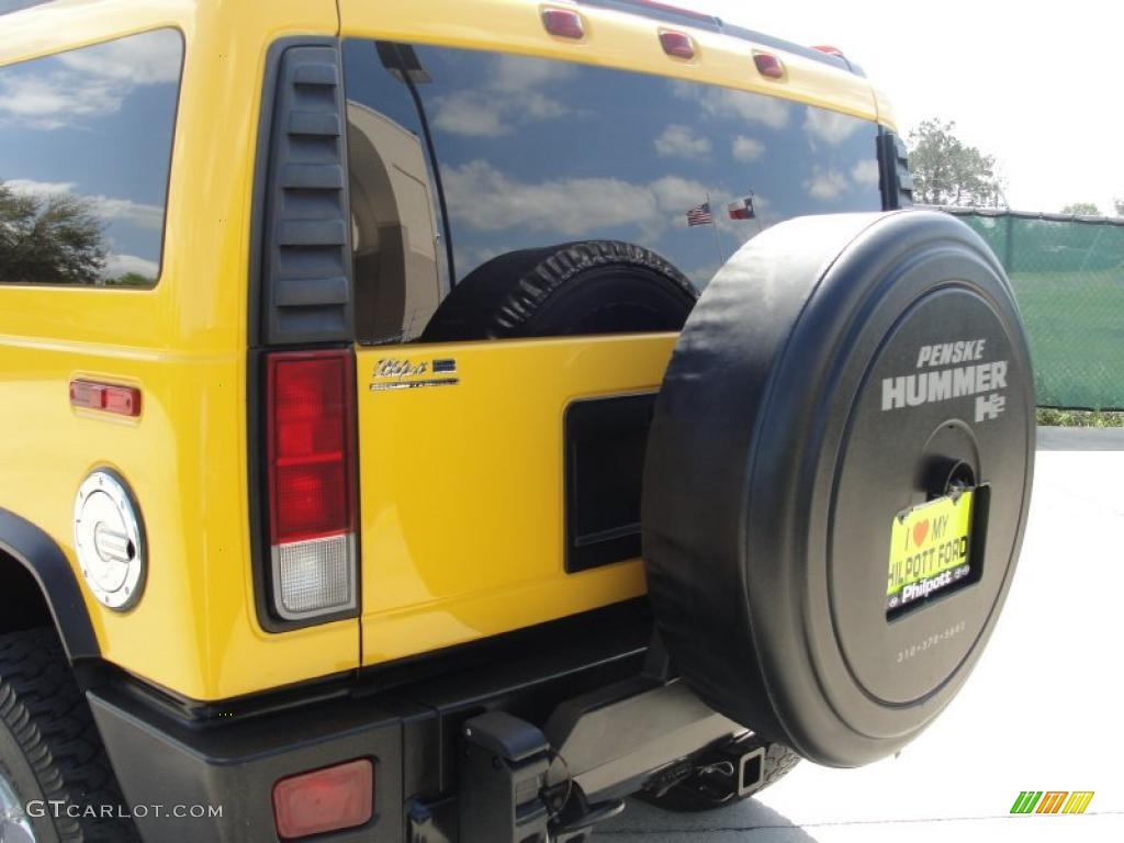 2006 H2 SUV - Yellow / Ebony photo #19