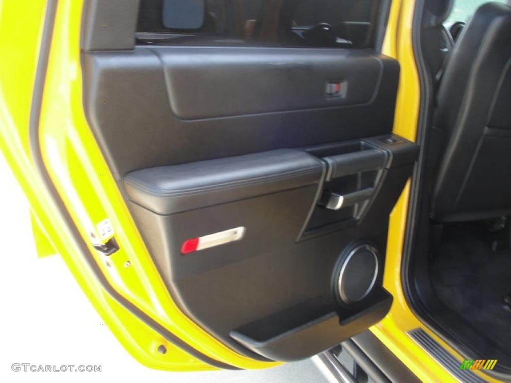 2006 H2 SUV - Yellow / Ebony photo #28