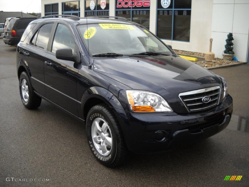 2008 Sorento LX 4x4 - Midnight Blue / Gray photo #20