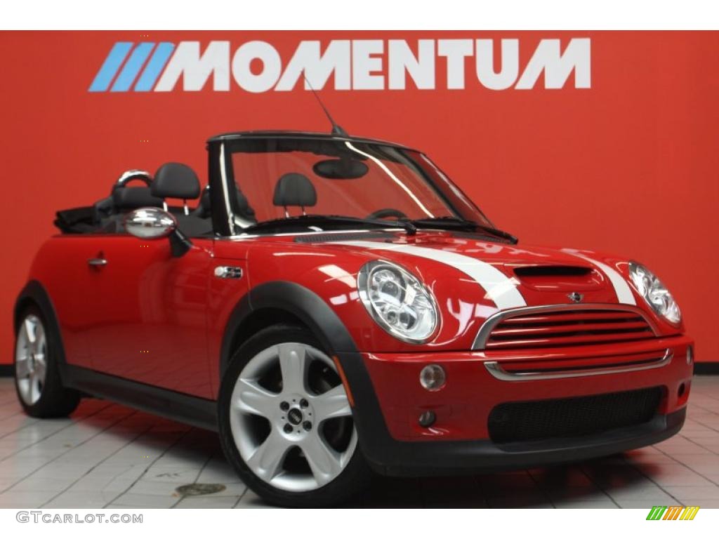 2006 Cooper S Convertible - Chili Red / Panther Black photo #1