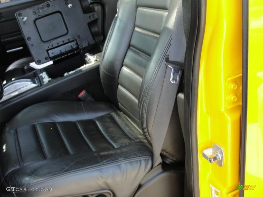 2006 H2 SUV - Yellow / Ebony photo #32