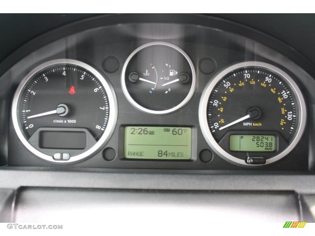 2009 Land Rover Range Rover Sport HSE Gauges Photo #46980153