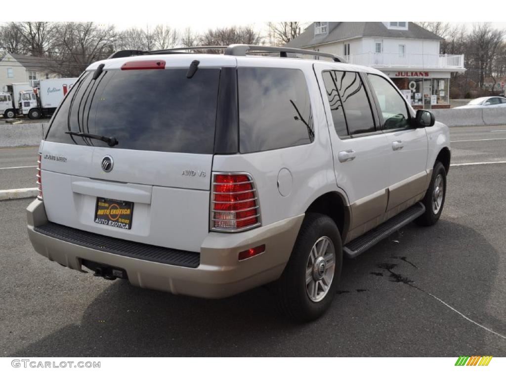 2004 Mountaineer V8 AWD - Oxford White / Medium Dark Parchment photo #3