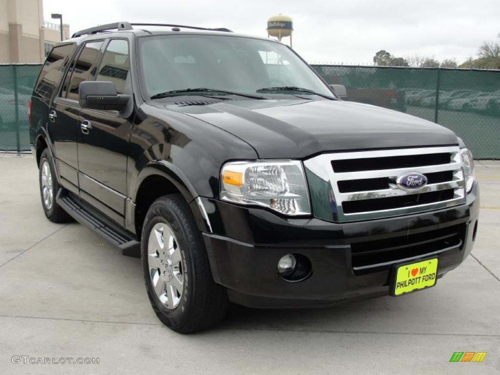 2009 Expedition XLT - Black / Charcoal Black photo #1