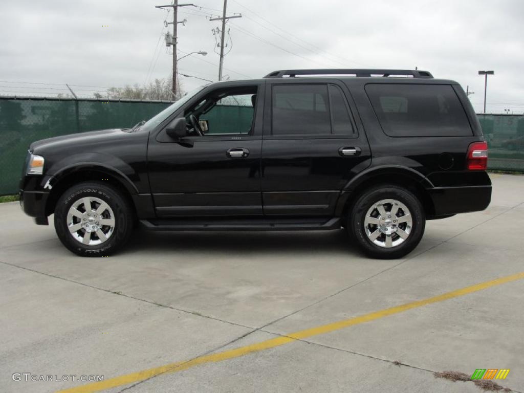 Black 2009 Ford Expedition XLT Exterior Photo #46980789