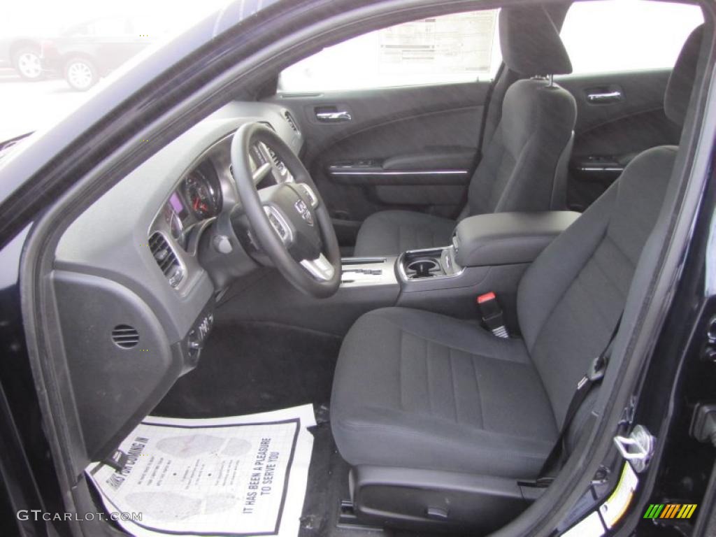 Black Interior 2011 Dodge Charger SE Photo #46981002