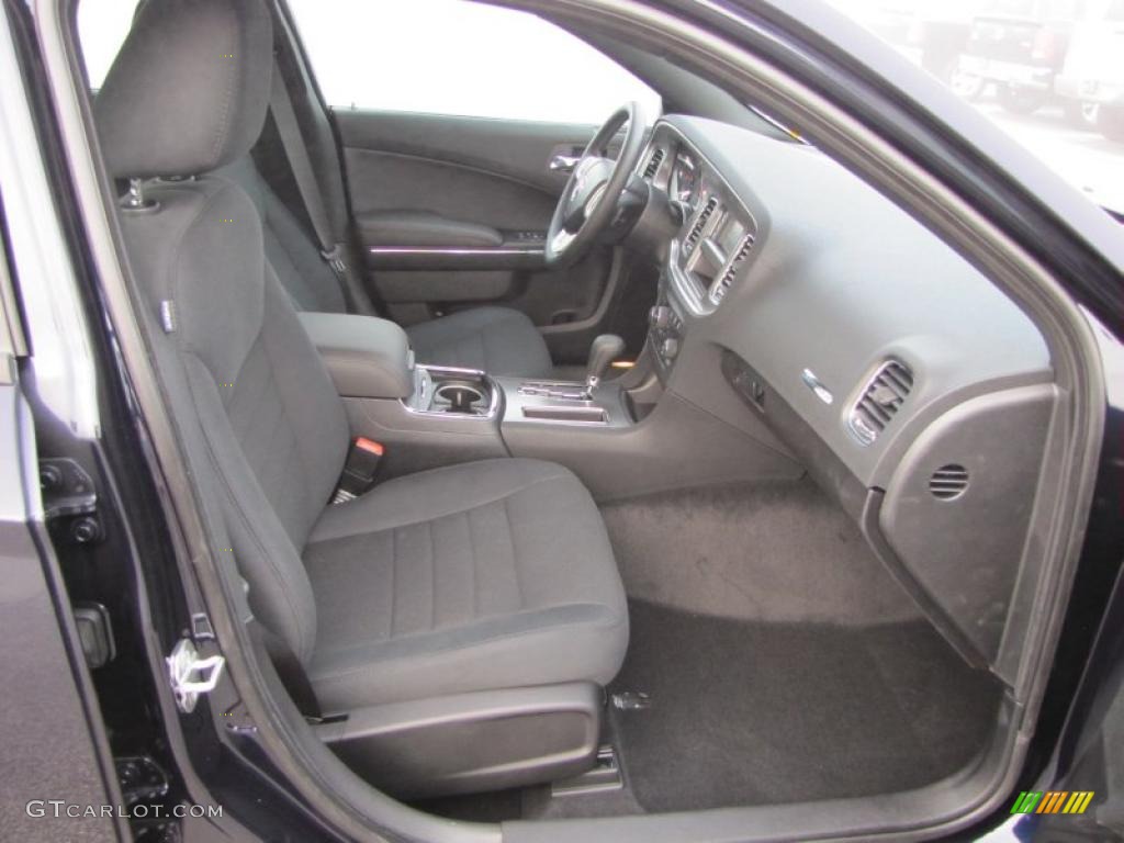 Black Interior 2011 Dodge Charger SE Photo #46981032