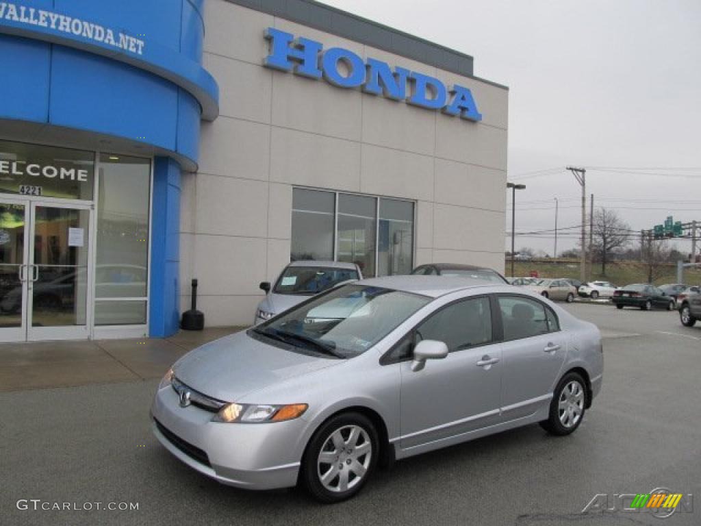 Alabaster Silver Metallic Honda Civic