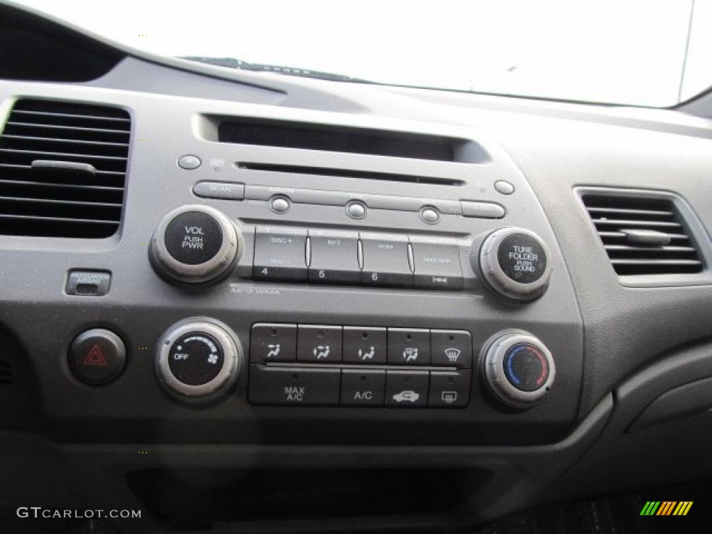 2008 Civic LX Sedan - Alabaster Silver Metallic / Gray photo #11