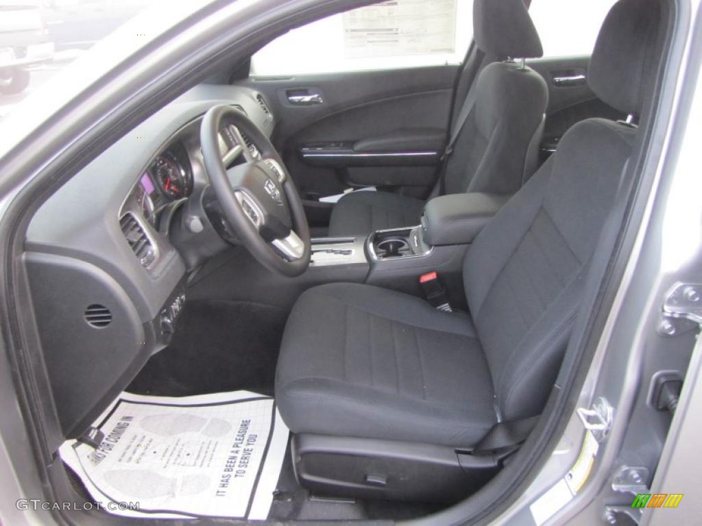 Black Interior 2011 Dodge Charger SE Photo #46981407