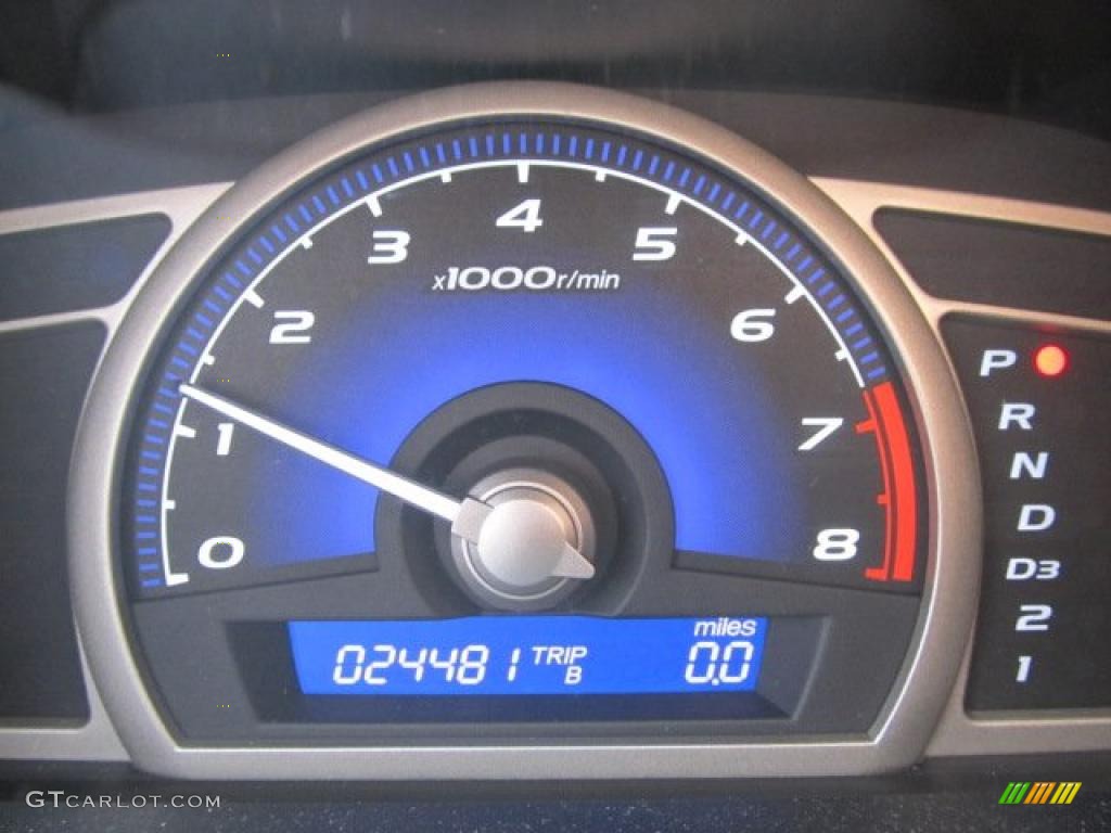 2008 Civic LX Sedan - Alabaster Silver Metallic / Gray photo #15