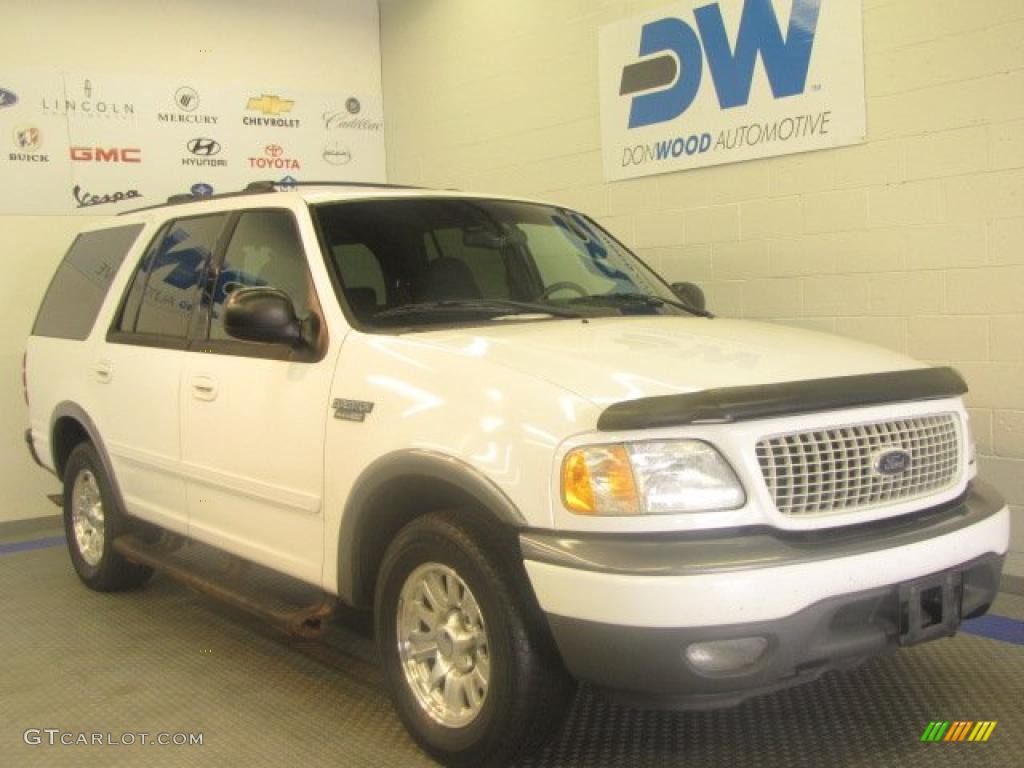 2002 Expedition XLT - Oxford White / Dark Graphite photo #1