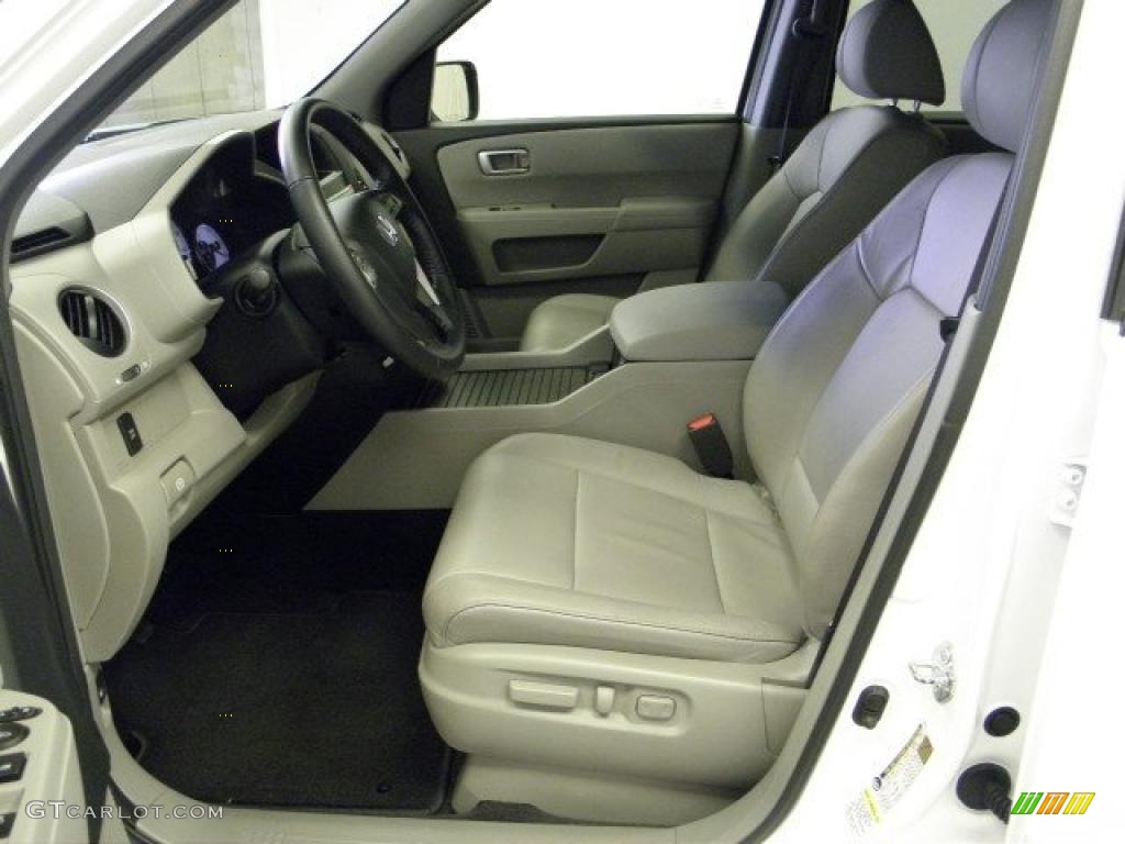 Gray Interior 2010 Honda Pilot EX-L 4WD Photo #46982719