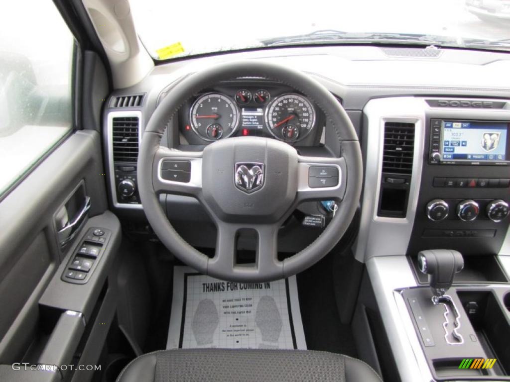 2011 Ram 1500 Sport Quad Cab - Deep Water Blue Pearl / Dark Slate Gray photo #11