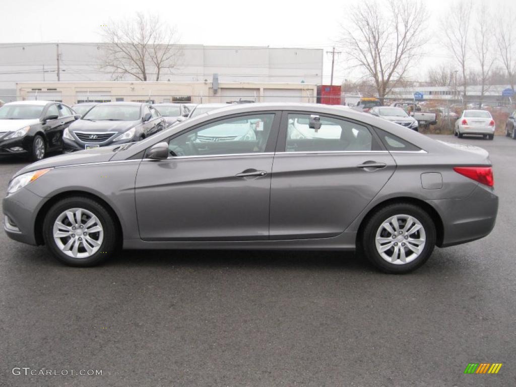 Harbor Gray Metallic 2011 Hyundai Sonata GLS Exterior Photo #46983237