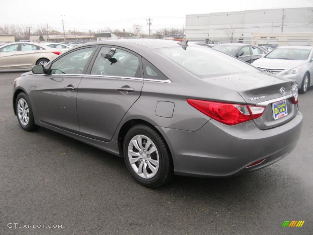 Harbor Gray Metallic 2011 Hyundai Sonata GLS Exterior Photo #46983255