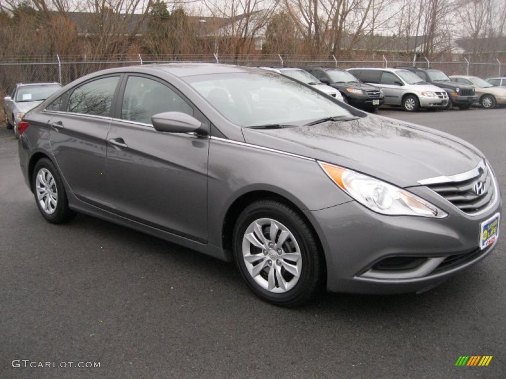 Harbor Gray Metallic 2011 Hyundai Sonata GLS Exterior Photo #46983303