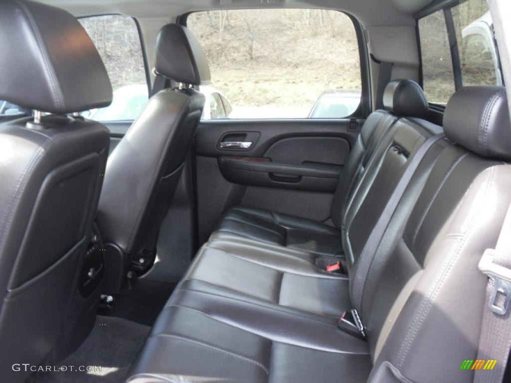 Ebony Interior 2007 Chevrolet Silverado 3500HD LT Crew Cab 4x4 Dually Photo #46983654