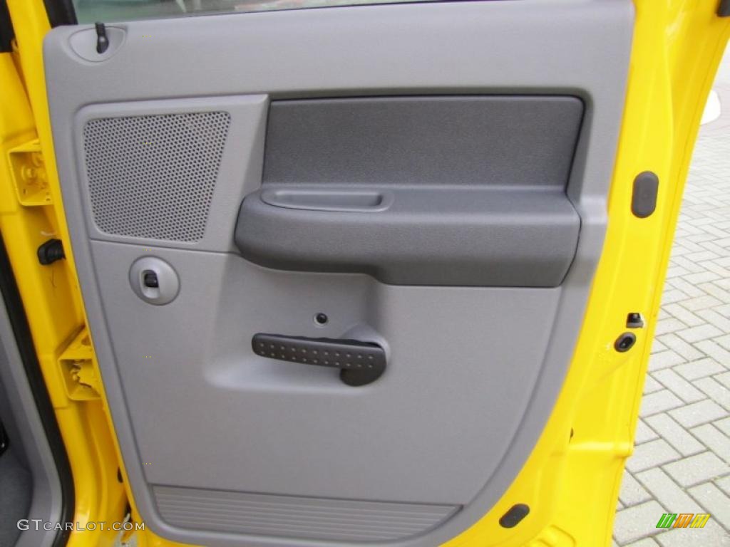 2008 Ram 1500 Sport Quad Cab - Detonator Yellow / Medium Slate Gray photo #18