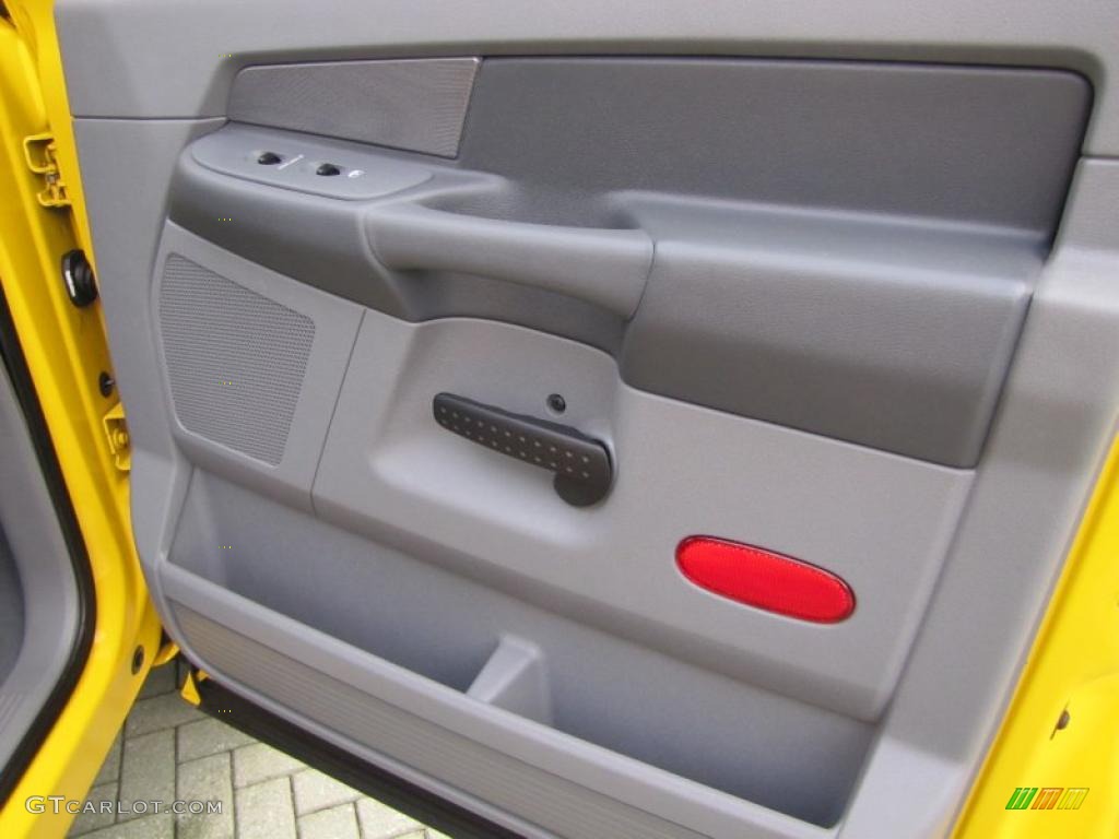 2008 Ram 1500 Sport Quad Cab - Detonator Yellow / Medium Slate Gray photo #20