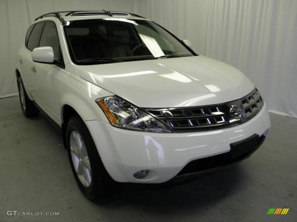 Glacier Pearl White Nissan Murano