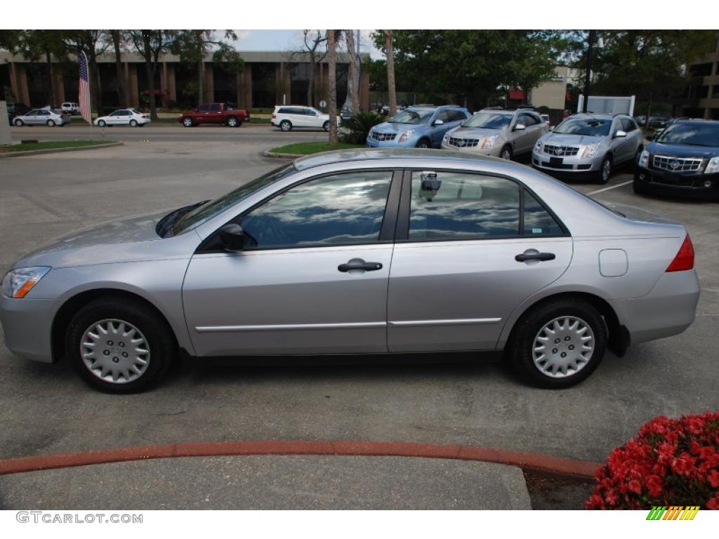 2007 Accord Value Package Sedan - Alabaster Silver Metallic / Gray photo #5