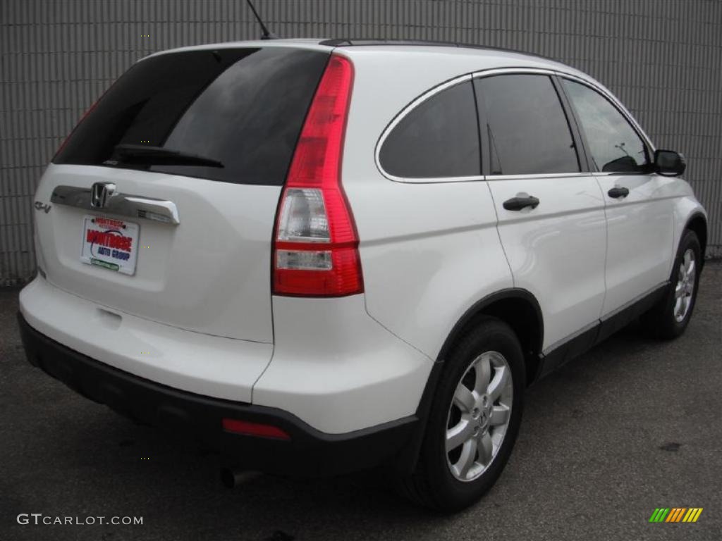 2007 CR-V EX 4WD - Taffeta White / Gray photo #6