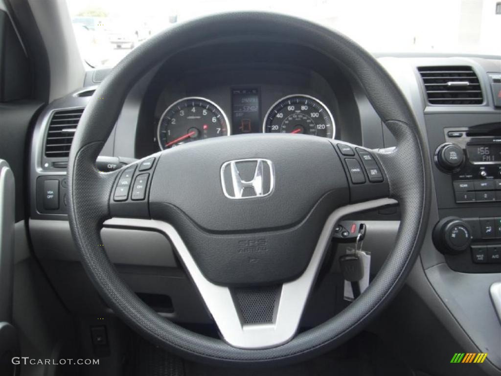 2007 Honda CR-V EX 4WD Gray Steering Wheel Photo #46986060