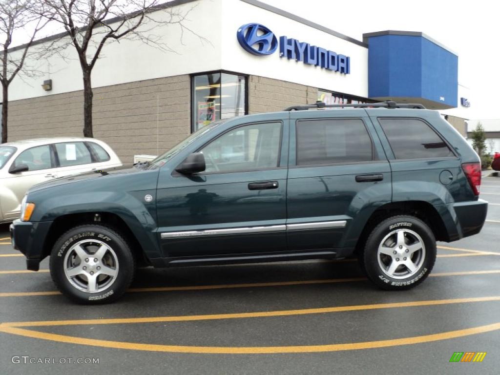 2005 Grand Cherokee Laredo 4x4 - Deep Beryl Green Pearl / Medium Slate Gray photo #7