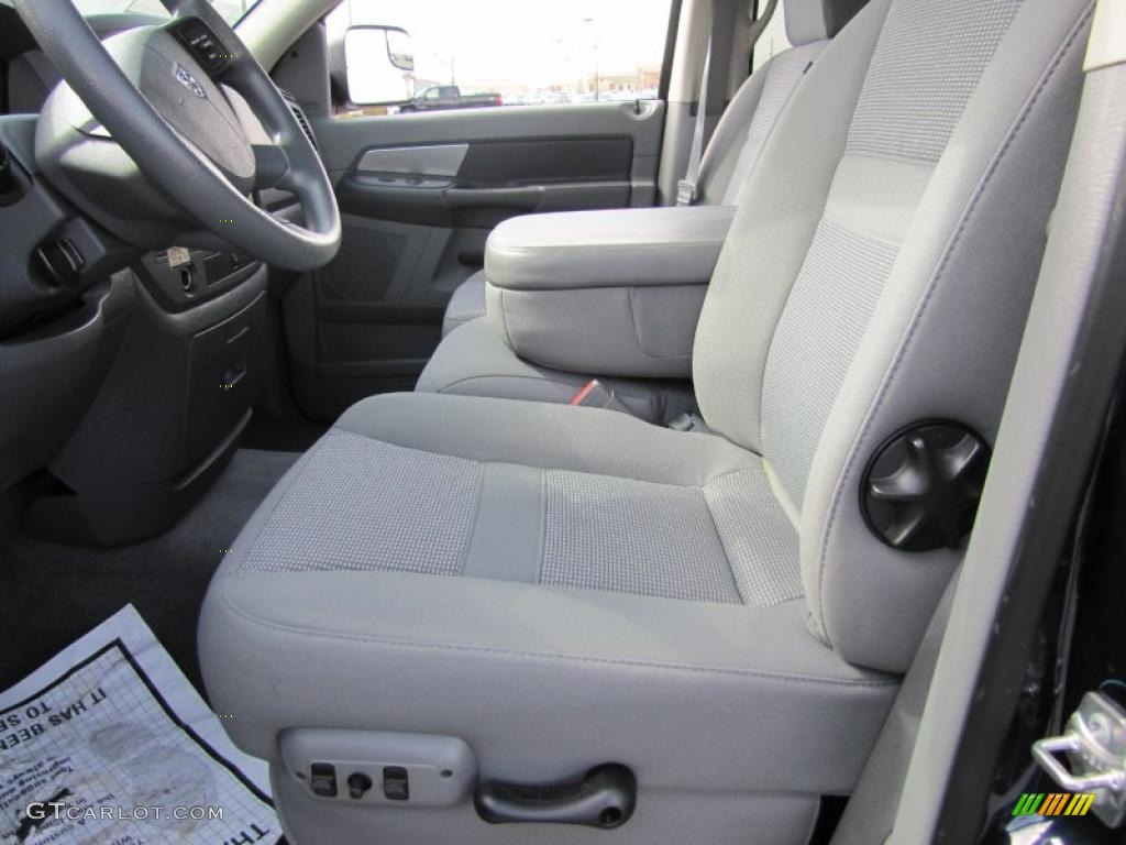 Medium Slate Gray Interior 2009 Dodge Ram 3500 SLT Quad Cab 4x4 Dually Photo #46988136