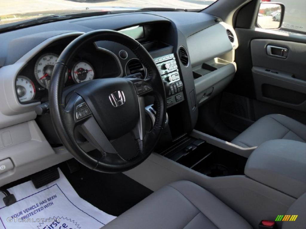 Gray Interior 2009 Honda Pilot EX-L Photo #46989291