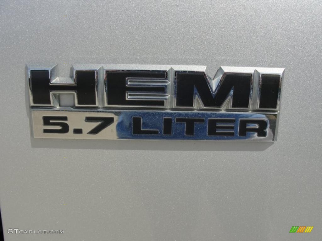 2007 Ram 1500 Laramie Quad Cab 4x4 - Bright Silver Metallic / Medium Slate Gray photo #21