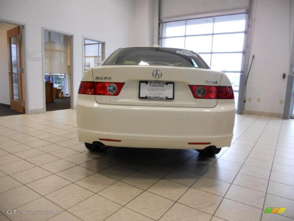 2008 TSX Sedan - Premium White Pearl / Parchment photo #6