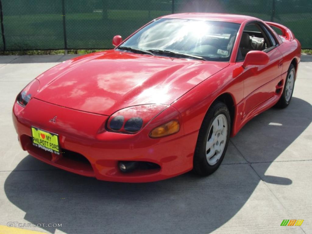 1998 3000GT SL Coupe - Caracus Red / Beige photo #7