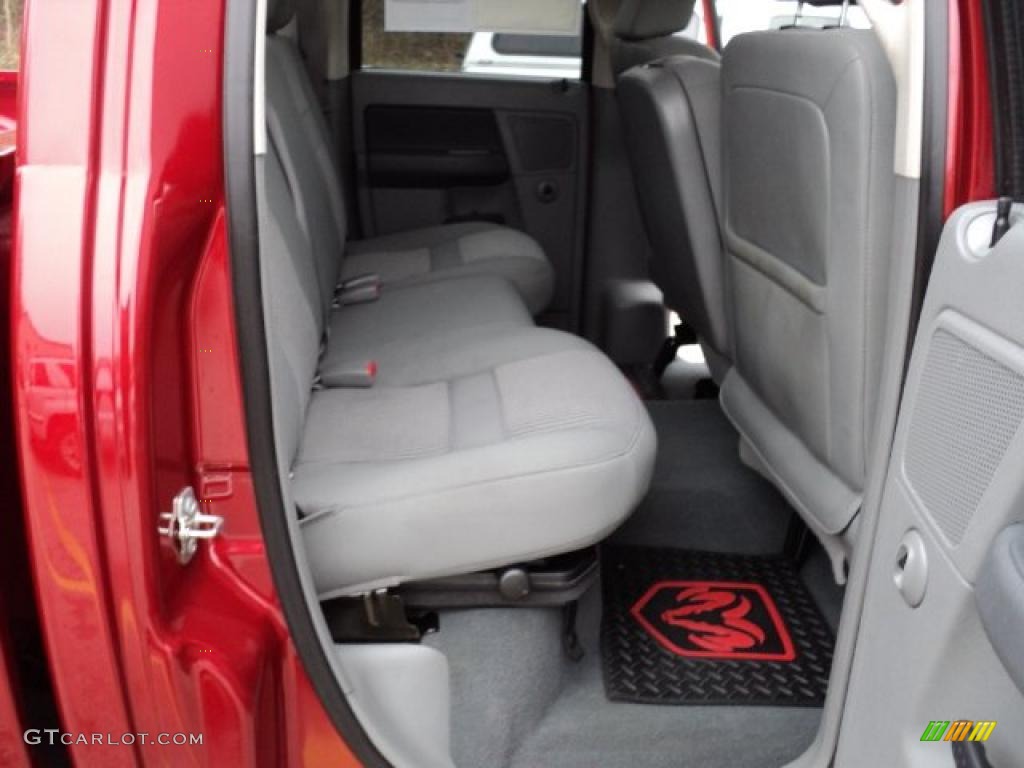 2007 Ram 1500 Lone Star Quad Cab 4x4 - Inferno Red Crystal Pearl / Medium Slate Gray photo #11
