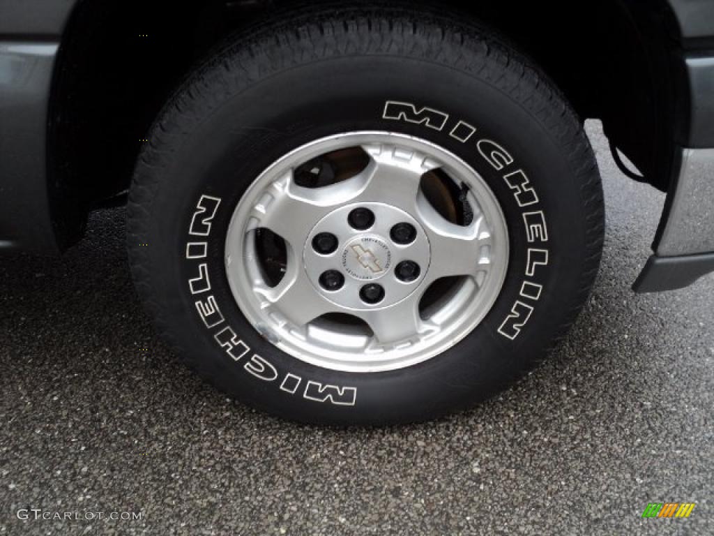 2001 Silverado 1500 LS Extended Cab - Medium Charcoal Gray Metallic / Graphite photo #10