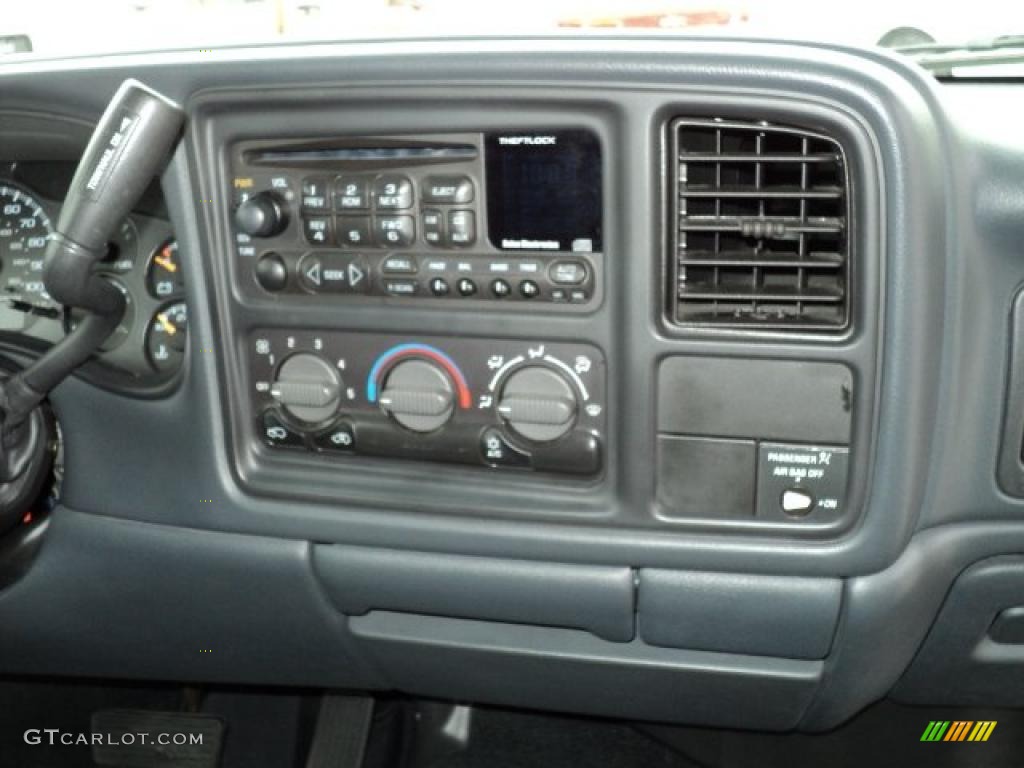 2001 Silverado 1500 LS Extended Cab - Medium Charcoal Gray Metallic / Graphite photo #22