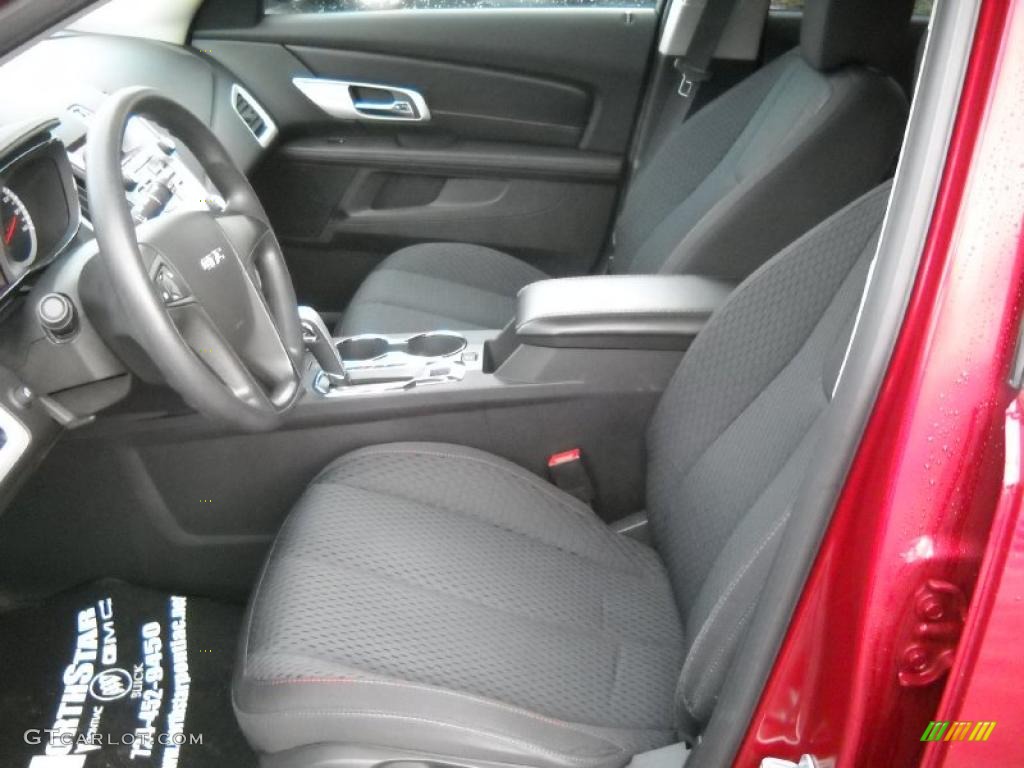 Jet Black Interior 2010 GMC Terrain SLE AWD Photo #46992228