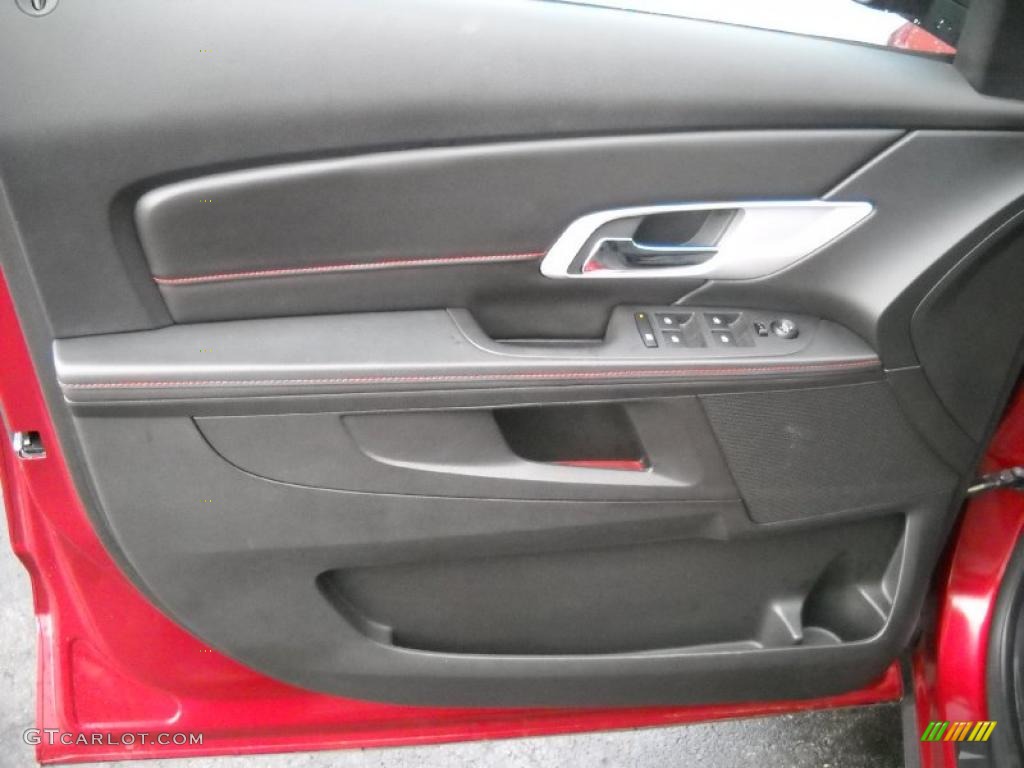 2010 GMC Terrain SLE AWD Jet Black Door Panel Photo #46992294