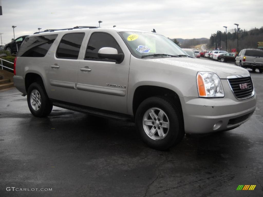 Silver Birch Metallic 2008 GMC Yukon XL SLT 4x4 Exterior Photo #46992441