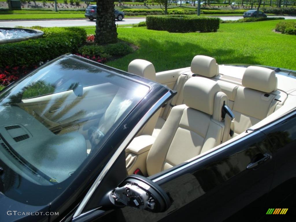 2008 3 Series 328i Convertible - Jet Black / Cream Beige photo #9