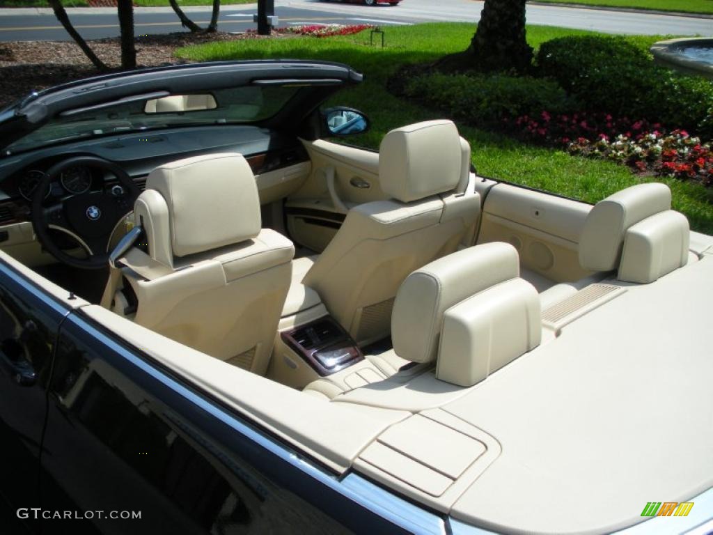 2008 3 Series 328i Convertible - Jet Black / Cream Beige photo #10